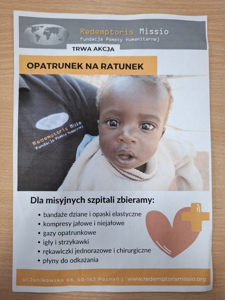 Akcja charytatywna „Opatrunek na ratunek”.
